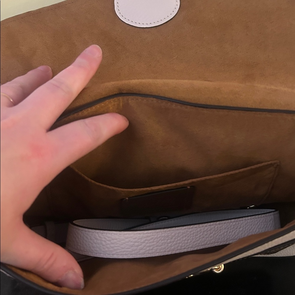 COACH Tabby 26 Signature Logo Coated Canvas Shoulder Bag - Picture 9 of 15